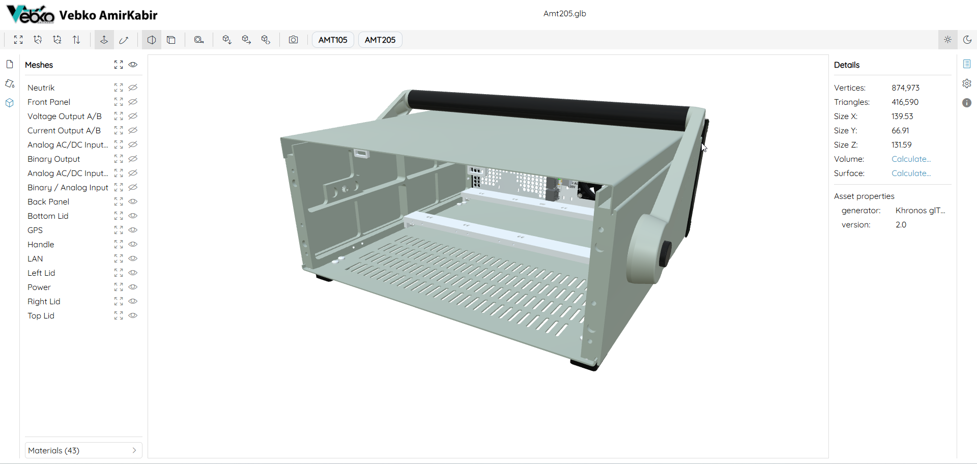 Interactive 3D Product Viewer