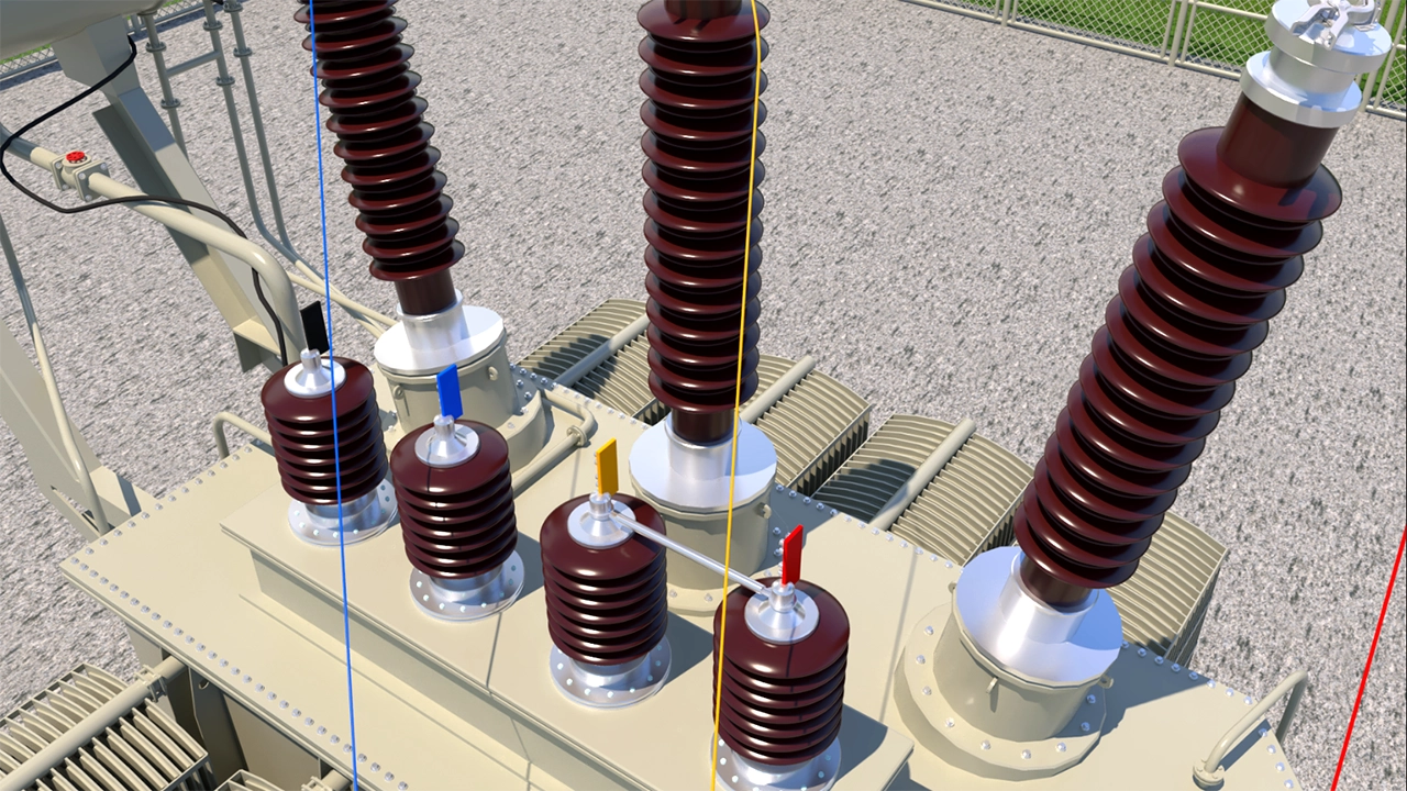 Transformer Leakage Reactance Test Setup